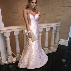 Blush pink evening gown!